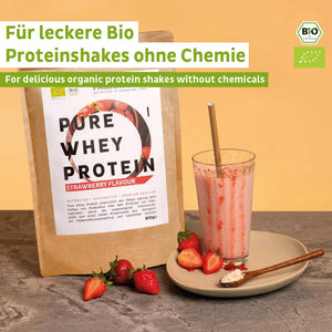 
                  
                    Download the image in the gallery viewer, Organic Whey Protein Powder Strawberry
                  
                