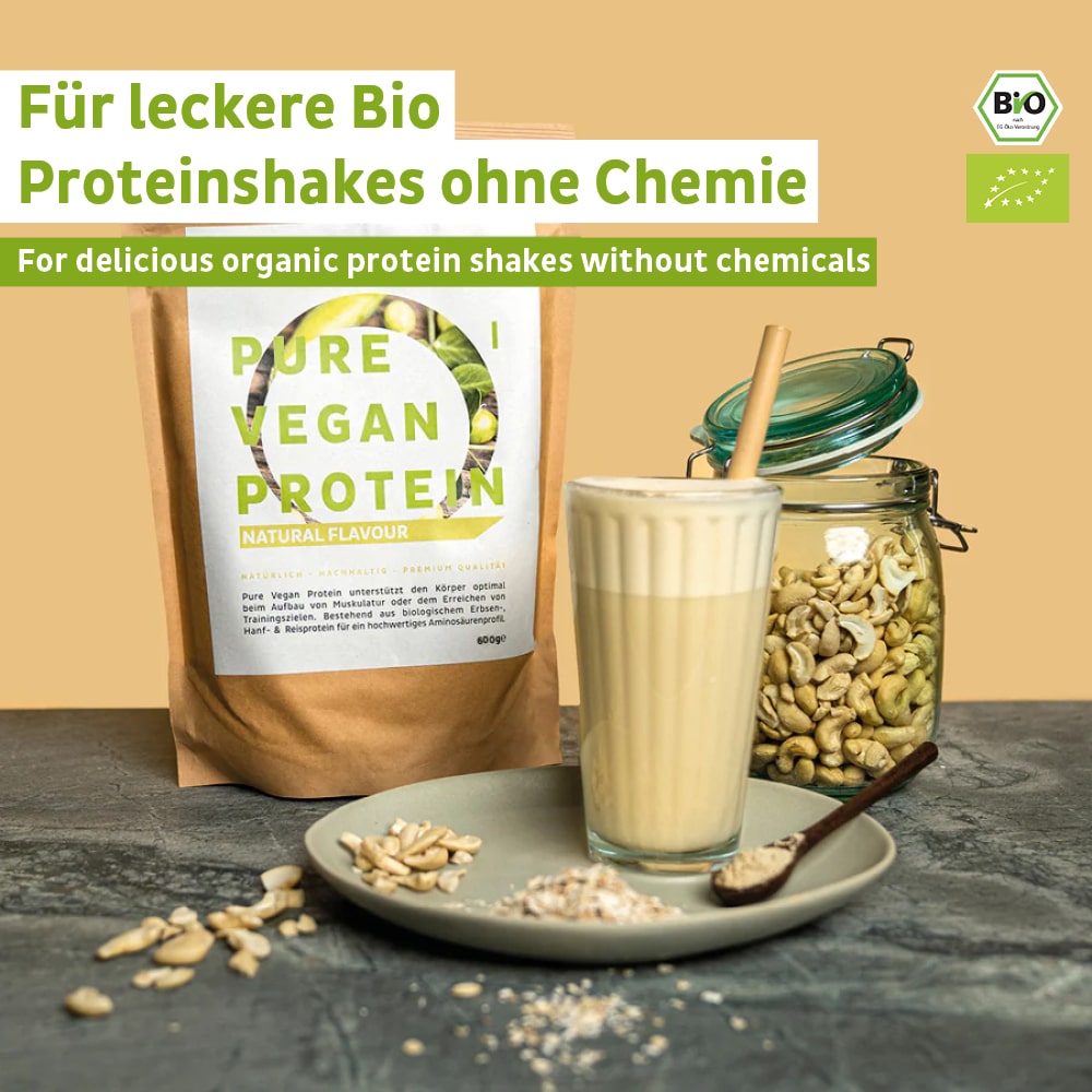 Organic Vegan Protein Powder Neutral without Soy