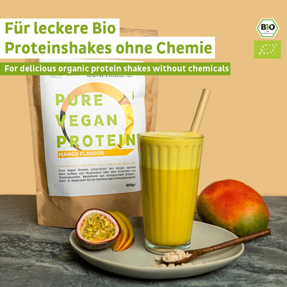 Organic Vegan Protein Powder Mango without Soy