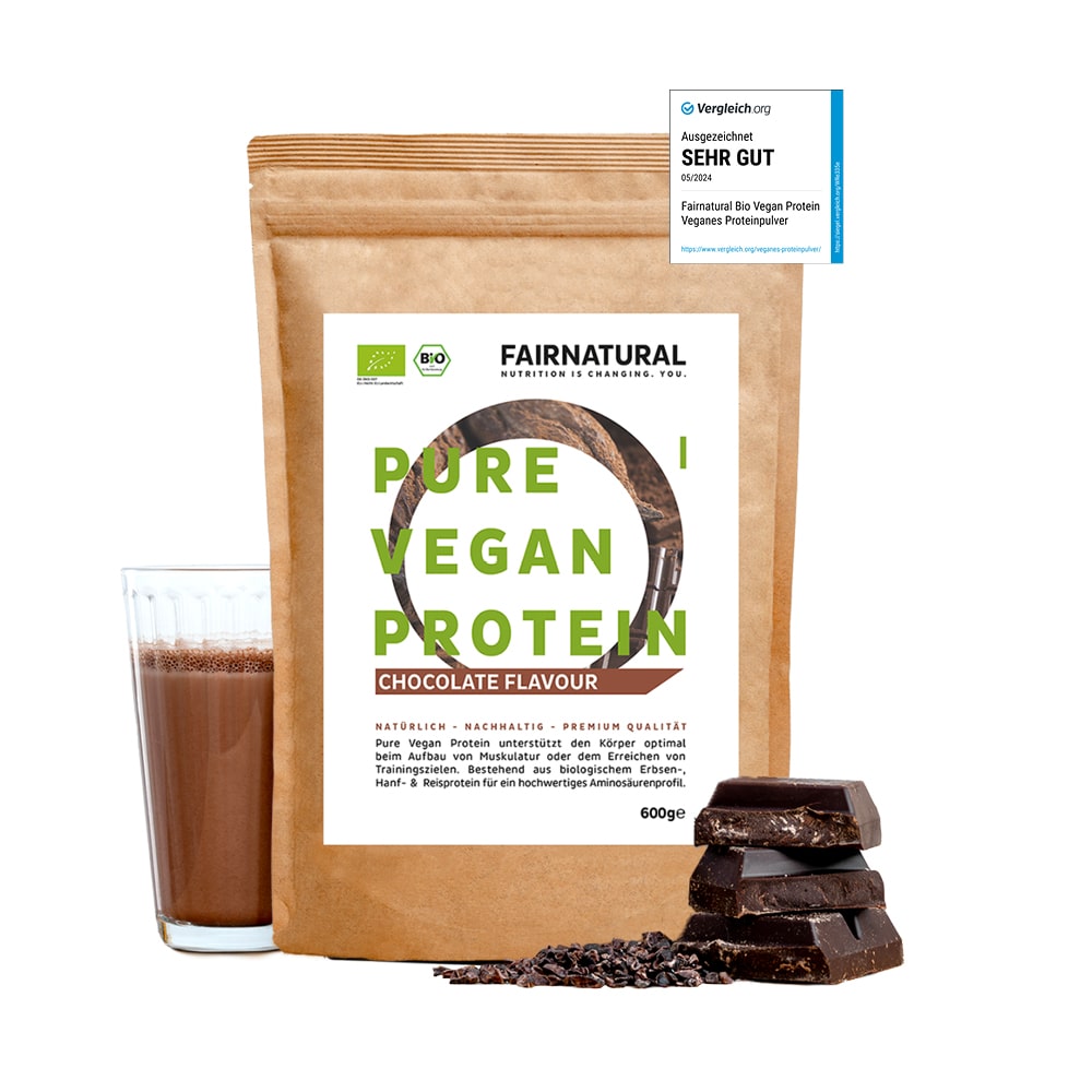 Organic Vegan Protein Powder Chocolate without Soy