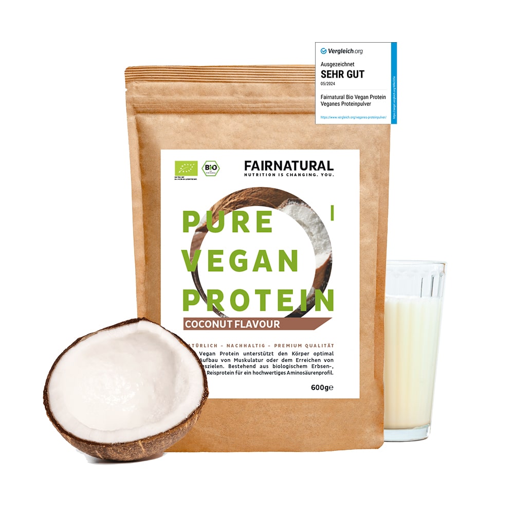 Organic Vegan Protein Powder Coconut Without Soy