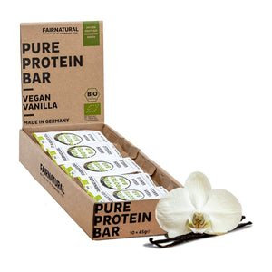 
                  
                    Load the image in the gallery viewer, Organic Protein Bar Vegan Vanilla without Soy
                  
                