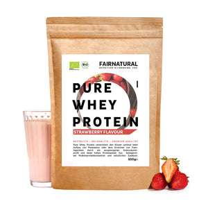 
                  
                    Download the image in the gallery viewer, Organic Whey Protein Powder Strawberry
                  
                